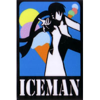 nk3 車用ミニマグネットシート　カイト「ICEMAN」