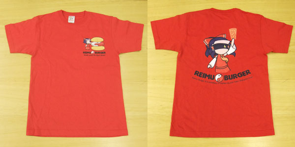  ddiction Reimu Burger T-shirt（Ｓ）