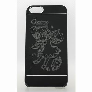 サークル青 チルノiPhoneメタルケース5/5s/SE/黒