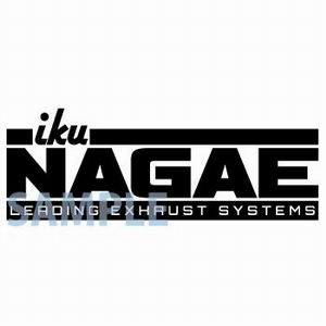 Ark of East iku NAGAE - LEADING EXHAUST SYSTEMS・永江衣玖 カッティングステッカー(黒)