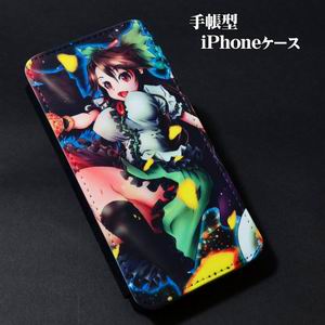 東方生活協同組合 手帳型iPhone X/Xs用「お空」カバー