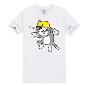 Japanese internet memes 現場猫Tシャツ　Mサイズ