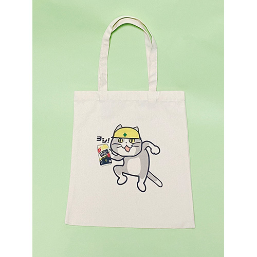 Japanese internet memes ストロング現場猫キャンバスバッグ