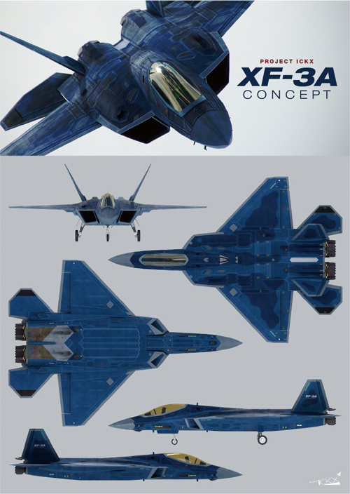 Project ICKX XF-3A CONCEPT ポスター
