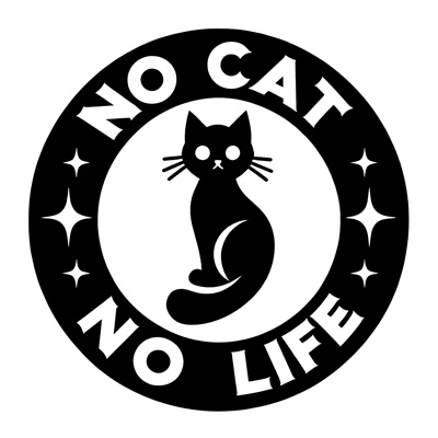 BAS☆MASTER No Cat No Lifeステッカー