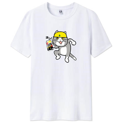 Japanese internet memes ストロング現場猫Tシャツ