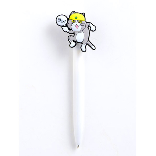 Japanese internet memes 現場猫ボールペン　ホワイト