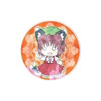 幻竜一夜 モフモフ缶バッチストラップ　妖々夢VER　橙