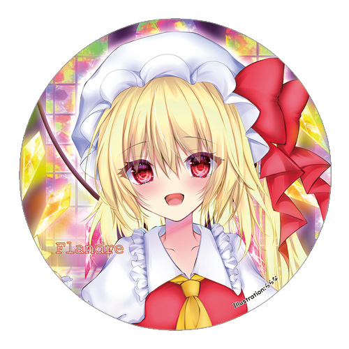 すなめりドリル 東方缶バッジ_フラン(ららな)202409